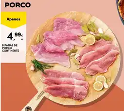 Continente Bifanas de porco continente promoção
