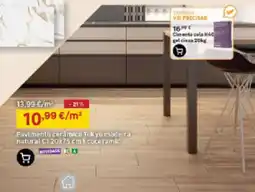 Leroy Merlin Pavimento cerâmico Tokyo madeira natural C1 promoção