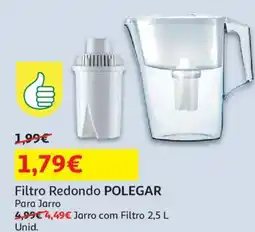 Auchan Filtro Redondo Polegar promoção