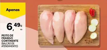 Continente Peito de frango continente promoção
