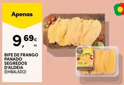 Continente Bife de frango panado segredos d'aldeia promoção