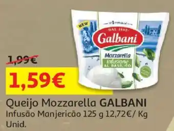 Auchan Queijo Mozzarella Galbani promoção