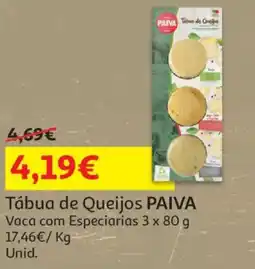 Auchan Tábua de Queijos Paiva promoção