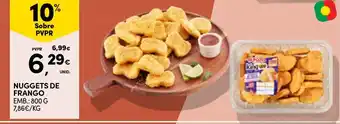 Continente Nuggets de frango elpozo promoção