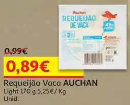 Auchan Requeijão Vaca Auchan promoção