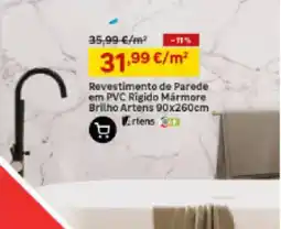 Leroy Merlin Revestimento de Parede em PVC Rígido Mármore Brilho Artens promoção