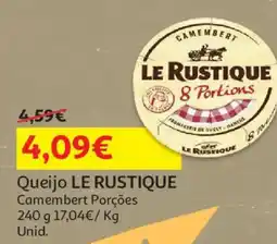 Auchan Queijo le rustique promoção