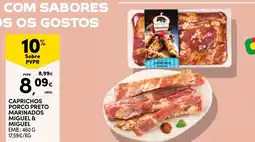Continente Caprichos porco preto marinados migueL & migueL promoção