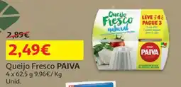 Auchan Queijo Fresco PAIVA promoção