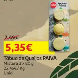 Auchan Tábua de Queijos Paiva promoção
