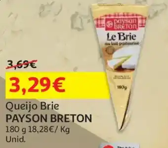 Auchan Queijo Brie Payson Breton promoção