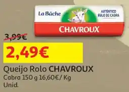 Auchan Queijo Rolo CHAVROUX promoção
