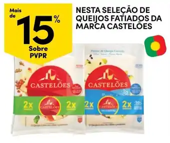 Continente queijos fatiados da marca castelões promoção