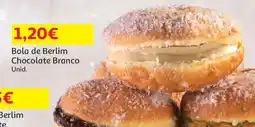 Auchan Bola de Berlim Chocolate Branco promoção