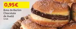Auchan Bola de Berlim Chocolate de Avelã promoção