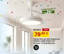 Leroy Merlin Ventoinha de teto Supereco promoção