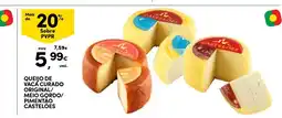 Continente Queijo de vaca curado original/meio gordo/pimentão castelões promoção