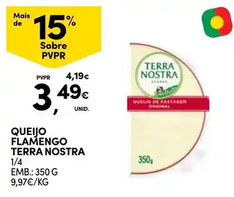 Continente queijo flamengo terra nostra promoção
