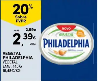 Continente vegetal philadelphia promoção