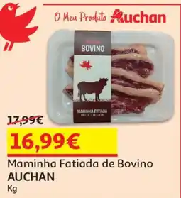 Auchan Maminha Fatiada de Bovino Auchan promoção