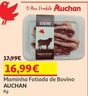 Auchan Maminha Fatiada de Bovino Auchan promoção