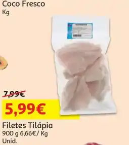 Auchan Filetes Tilápia promoção