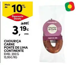 Continente Chouriça carne ponte de lima continente promoção
