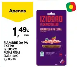 Continente Fiambre da pá extra izidoro fatias finas promoção