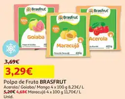 Auchan Polpa de fruta brasfrut promoção