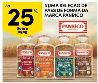 Continente Pães de forma panrico promoção
