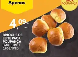 Continente Brioche de leite pack poupança promoção