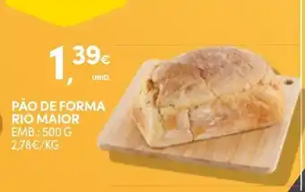 Continente Pão de forma rio maior promoção
