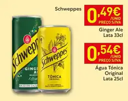 Recheio Schweppes Ginger Ale promoção