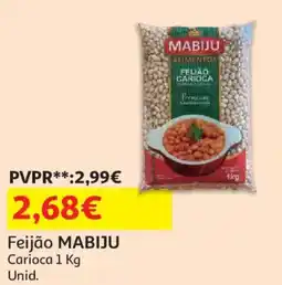 Auchan Feijão mabiju promoção