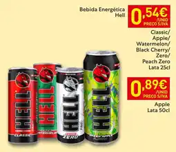 Recheio Bebida Energética Hell promoção