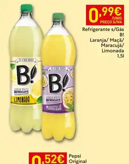 Recheio B! refrigerante s/gás laranja/maçã/maracujá/limonada promoção