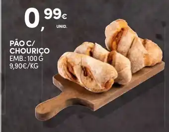 Continente Pão c/ chouriço promoção