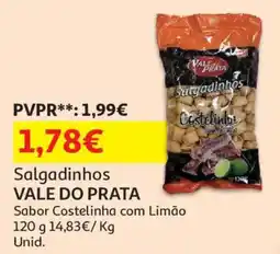 Auchan Salgadinhos vale do prata sabor costelinha com limão promoção