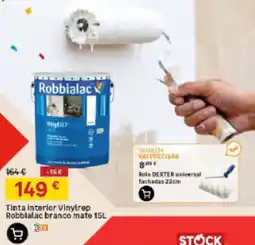 Leroy Merlin Tinta interior Vinylrep Robbialac branco mate promoção