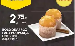 Continente Bolo de arroz pack poupança promoção