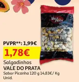 Auchan Salgadinhos vale do prata sabor picanha promoção