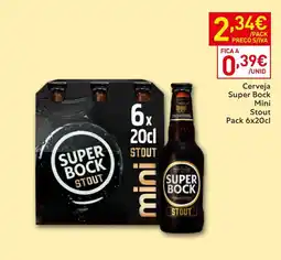 Recheio Cerveja super bock stout mini promoção