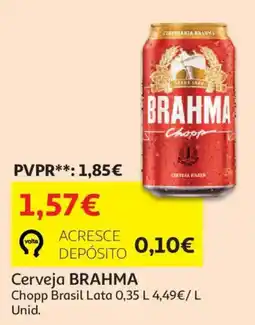 Auchan Cerveja brahma promoção