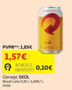 Auchan Cerveja skol promoção