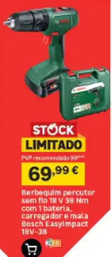 Leroy Merlin Berbequim percutor Bosch Easyimpact promoção