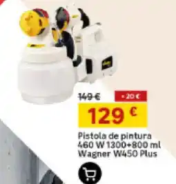 Leroy Merlin Pistola de pintura wagner w450 plus promoção