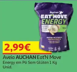 Auchan aveia auchan eat'n move energy em pó sem glúten promoção