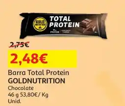 Auchan Barra Total Protein Goldnutrition Chocolate promoção