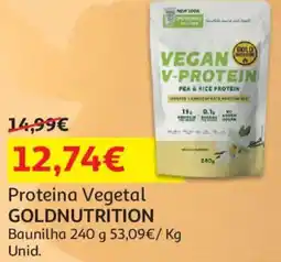 Auchan Proteina Vegetal Goldnutrition promoção