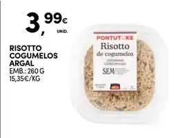 Continente Risotto de cogumelos pontutake promoção